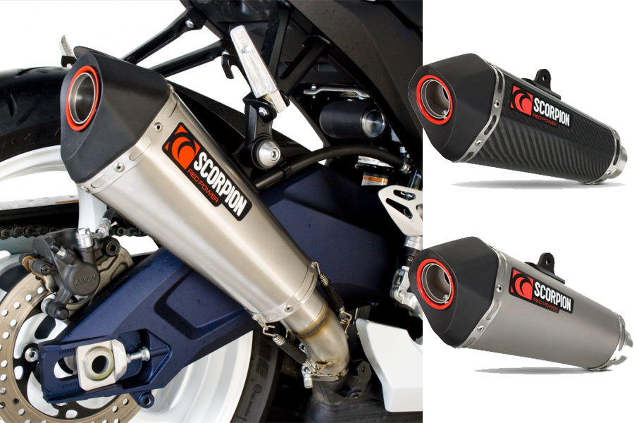 Scorpion Serket Taper Slip-on Exhaust System 2011-2012 Suzuki GSX 
