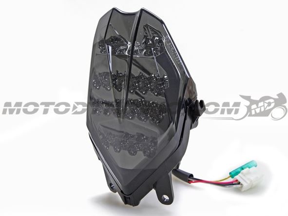 Motodynamic Sequential LED Tail Light '13-'17 Triumph Daytona 675/R, '13-'19 Street Triple