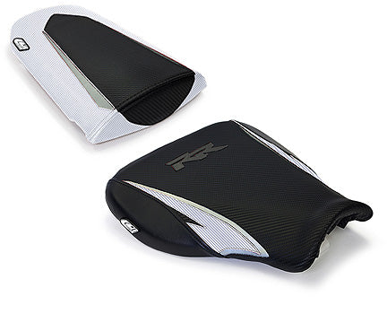 LuiMoto Tribal Blade Seat Cover 07-12 Honda CBR600RR - Cf Black/Cf Pearl - Motostarz USA