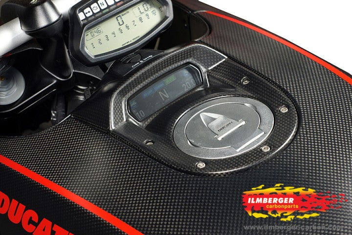 ILMBERGER Carbon Fiber Instrument Cover 2011-2012 Ducati Diavel