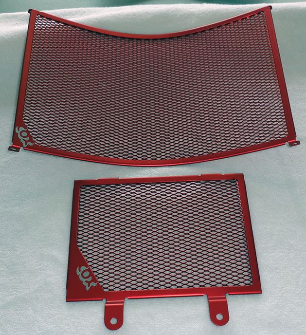 Cox Racing Radiator + Oil Cooler Guard for '15-'20 Yamaha R1/R1M