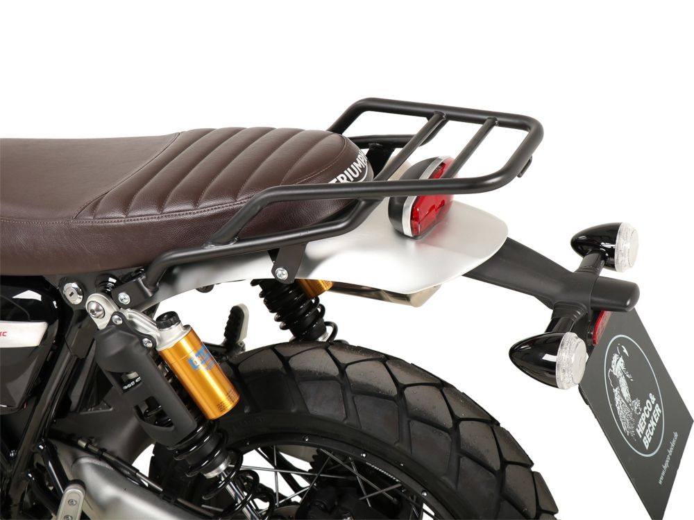 Hepco & Becker Black Rear Rack  for 2019- Triumph Scrambler 1200