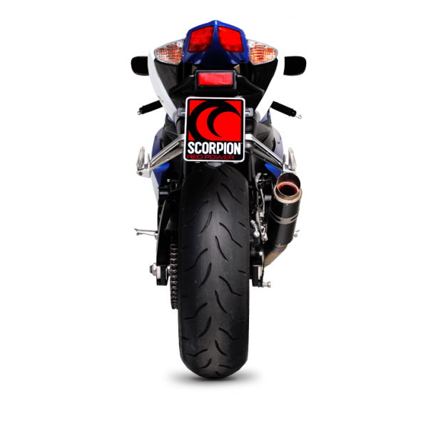 Scorpion RP-1 GP Slip-on Exhaust System '08-'10 Suzuki GSX-R 600/750