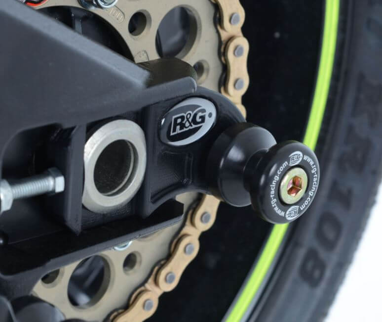 R&G Offset Cotton Reels / Swingarm Spool for '17-'20 GSX-R1000/R