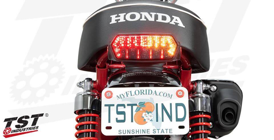 TST Industries Programmable Sequential LED Integrated Tail Light for '19- Honda Monkey