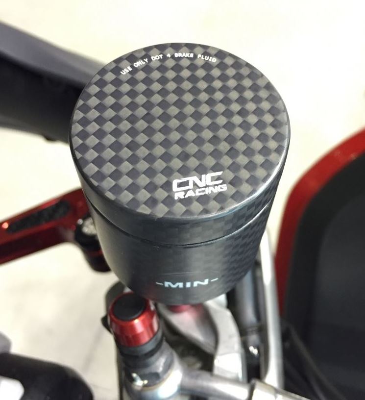 CNC Racing Carbon Fiber 12 ml Brake / Clutch Fluid Tank Reservoir