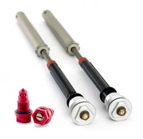 K-Tech Suspension 25SSK Street or Race Front Fork Cartridge Kit for '09-'12 Triumph Daytona 675, '08-'12 Street Triple 675R (Springs Included)