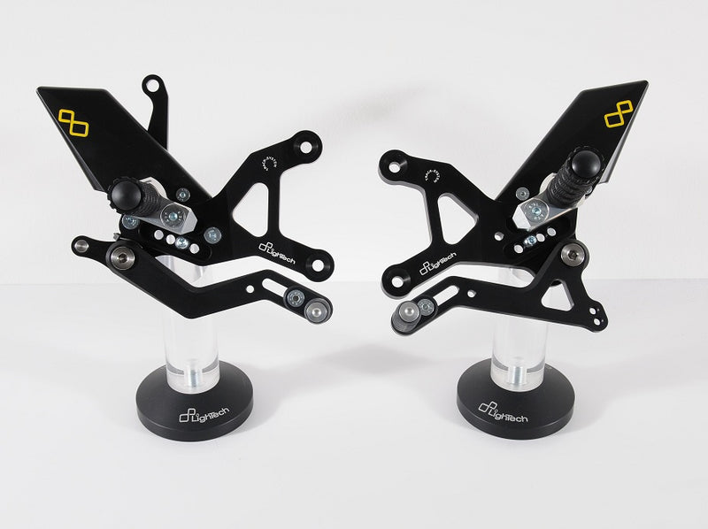 LighTech Track System Adjustable Rearsets for '05-'12 Kawasaki ZX6R, '05-'06 ZX6RR, '05-'06 ZX6R 636