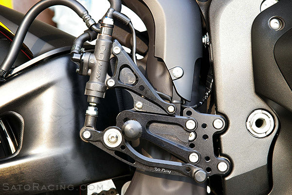 Sato Racing Adjustable Rearsets '09-'12 Honda CBR600RR Non-ABS