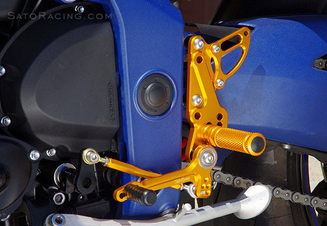Sato Racing Adjustable Rearsets '11-'15 Triumph Speed Triple 1050