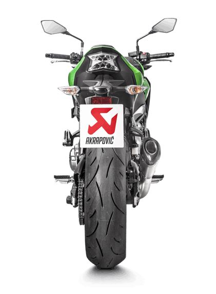 Akrapovic Slip-On Line (Titanium) Exhaust 2017-2018 Kawasaki Z900 | S-K9SO4-ASZT