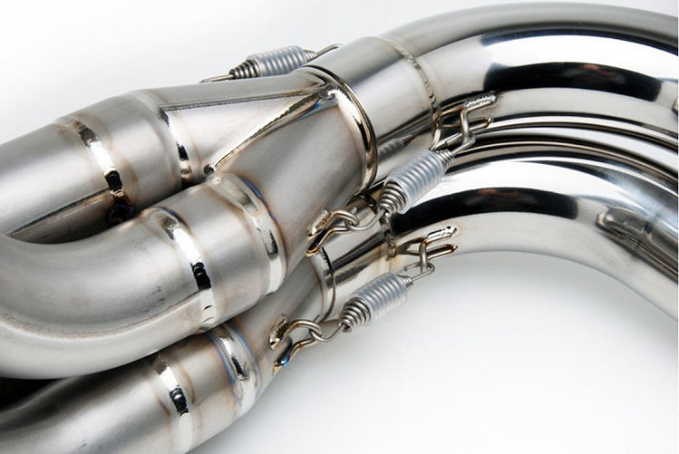 Brocks Performance 18" TiWinder Polished Full Exhaust System 1999-2014 Suzuki Hayabusa GSX1300R