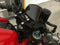 Woodcraft Clip-On Adapter Plate Riser Set w.XL Black Bar '14-'19 Ducati Monster 821