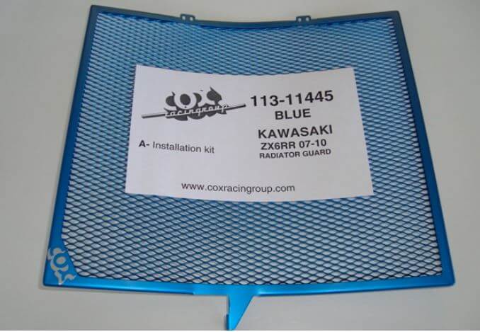 Cox Racing Radiator Guard for '07-'13 Kawasaki ZX-6R