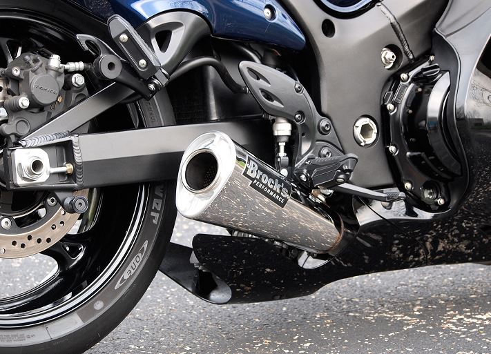 Brocks Performance 14" Alien Head 2 Ultra-Light Stainless Steel Full Exhaust System '99-'14 Suzuki GSX1300R Hayabusa [397060 / 397073]