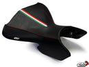 LuiMoto Team Italia Front Seat Cover 04-09 Ducati Multistrada - Red Stitching