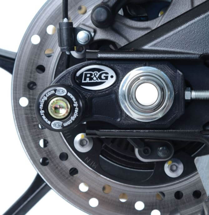 R&G Offset Cotton Reels / Swingarm Spool for '17-'20 GSX-R1000/R