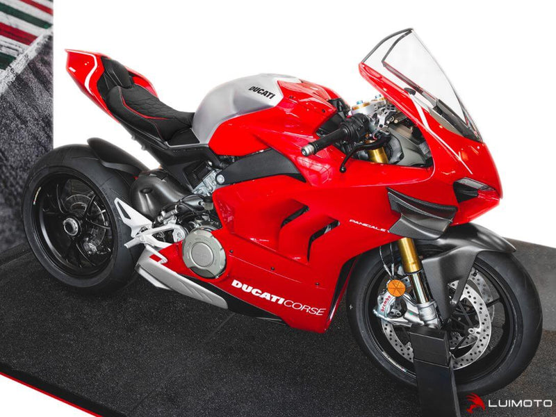 LuiMoto Ducati PANIGALE V4/V4R Seat Cover '18-'21 HEX-R| Rider