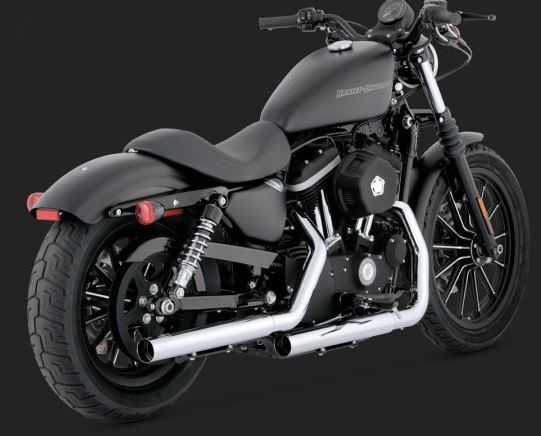 Vance & Hines Straightshots HS Slip-On Exhaust System for 2004-2013 Harley-Davidson Sportster