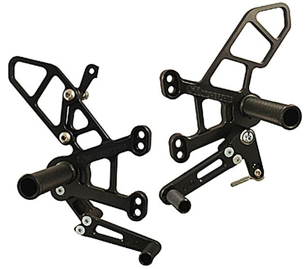 Woodcraft Complete Rearset Kit (GP Shift) for '11-'15 Kawasaki ZX-10R