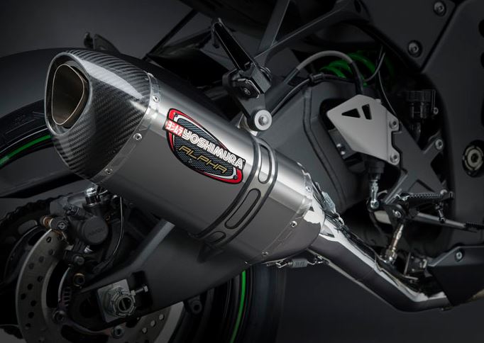 Yoshimura Street ALPHA 3QTR SlipOn Exhaust System'16-'20Kawasaki 