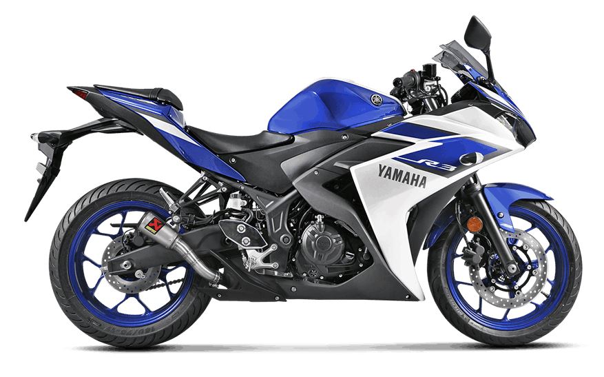 Akrapovic Slip-On Line (Stainless) Exhaust '15-'23 Yamaha YZF R3/MT-03