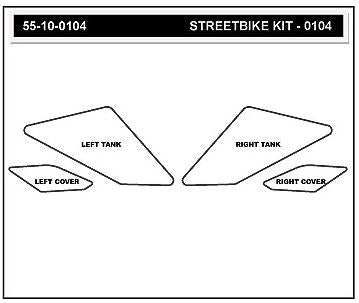 StompGrip Volcano Traction Tank Pad Kit for 2015 Yamaha YZF-R3 / YZF-R25