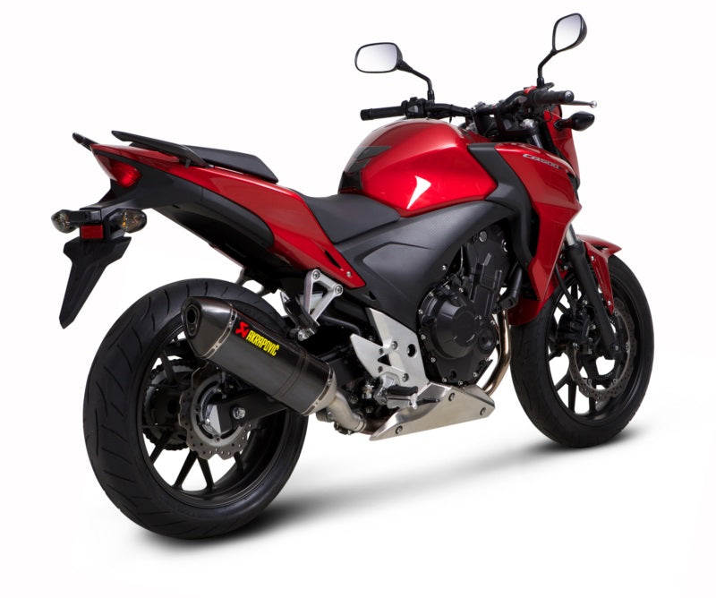 Akrapovic Slip-On Line (Carbon) EC Type Approval Exhaust System for 2013-2015 Honda CBR500R, CB500F/X