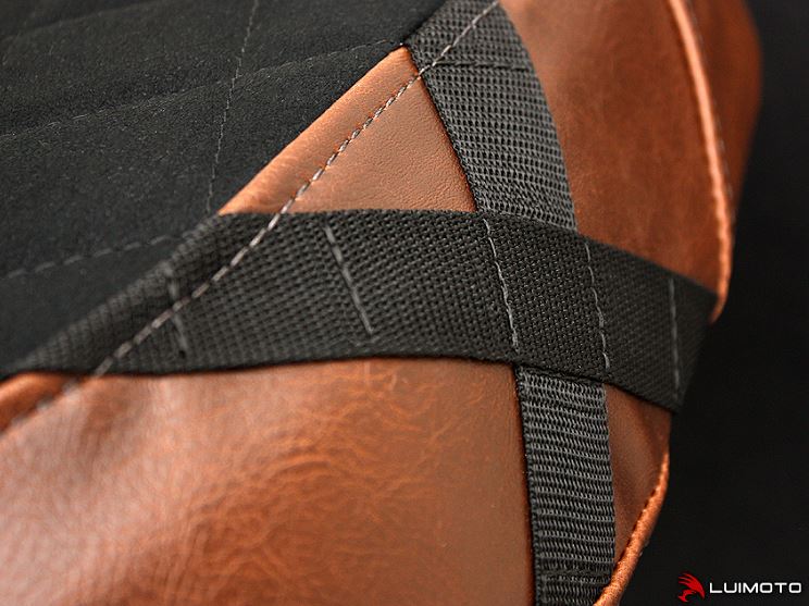 Luimoto Military X Seat Covers '15-'20 Ducati Scrambler - Black/Black
