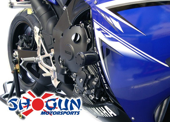 Shogun No Cut Frame Sliders For 2009-2014 Yamaha R1 - motostarz.com