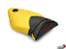 LuiMoto Technik Edition Seat Covers for 2009-2011 BMW S1000RR - Black/Cf Black/Yellow