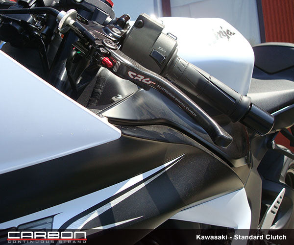 CRG Carbon Fiber Brake & Clutch Levers - Kawasaki ZX-6R/636, ZX-10R