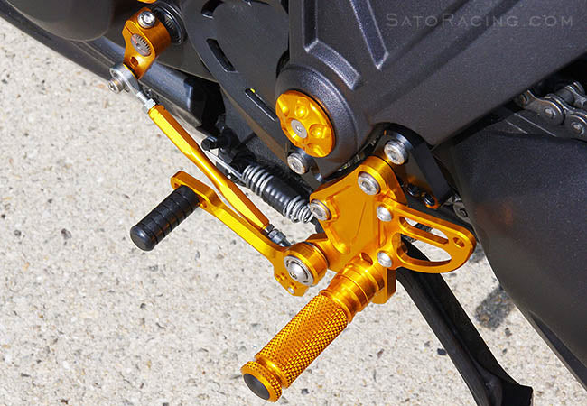 Sato Racing Adjustable Rearsets Ducati Diavel