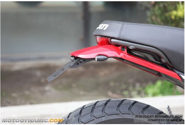 Motodynamic Fender Eliminator for 2015-2017 Ducati Scrambler Icon & Urban Enduro