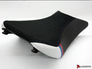 LuiMoto Motorsports Edition Seat Cover 2012 BMW S1000RR - Black Suede/Cf Pearl