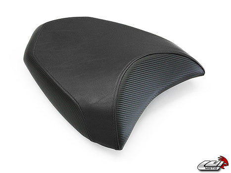 LuiMoto Team Italia Seat Covers 2010-2014 Ducati Multistrada - CF Black w/Black Stitching