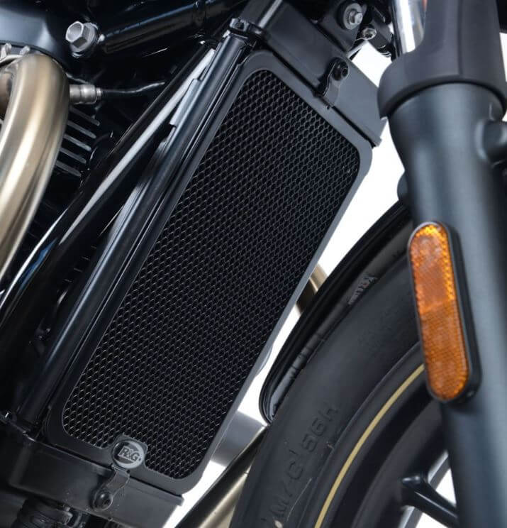 R&G Racing Aluminium Radiator Guard Triumph '16-'19 Bonneville T120, '16-'18 Street Twin/Cup, '16-'18 Thruxton 1200 - Motostarz USA