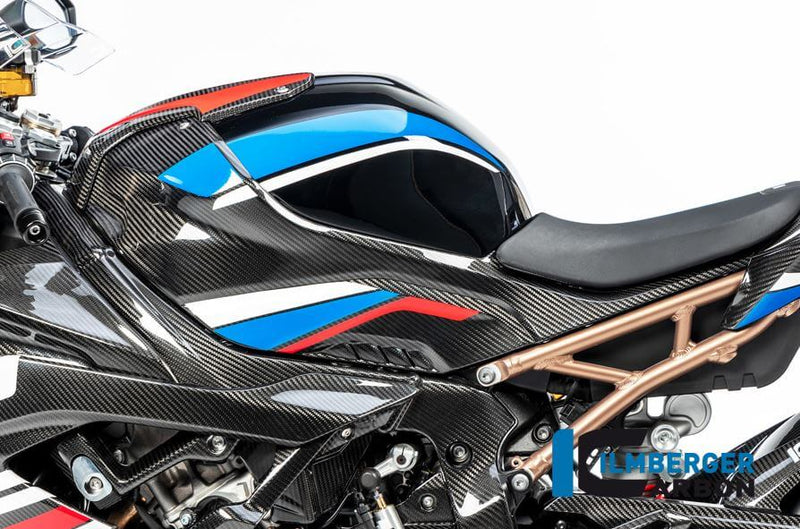 ILMBERGER Carbon Fiber Tank Side Panel (Left) Full Version for Street '19-'20 BMW S1000RR