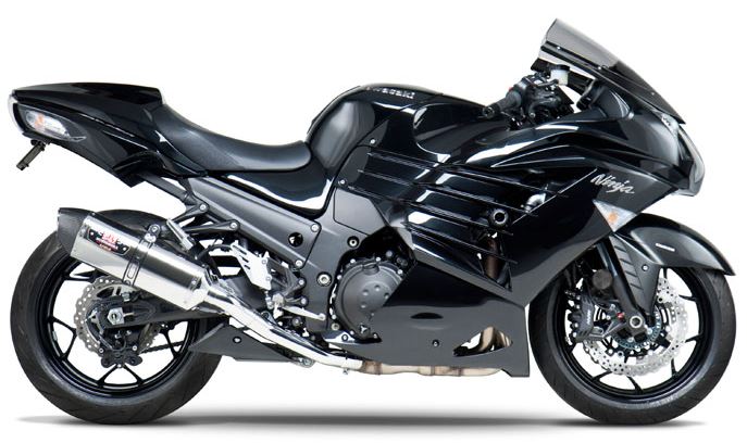 Yoshimura Race R-77 Duel Slip-on Exhaust Systems for '12-'17 Kawasaki ZX-14R