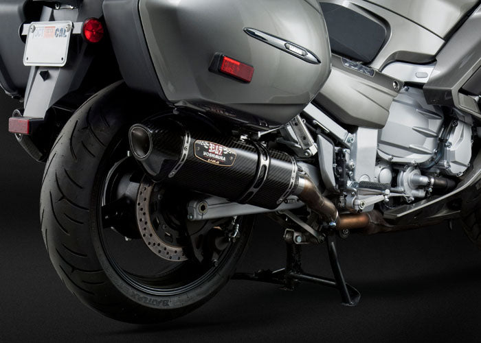 Yoshimura R77 SS-CF-CF Dual Signature Series Dual Slip-On Exhaust '13-'20 Yamaha FJR1300A
