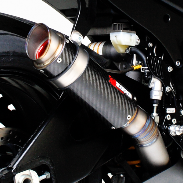Scorpion RP-1 GP Slip-on Exhaust System 05-06 Suzuki GSX-R 1000 - Carbon