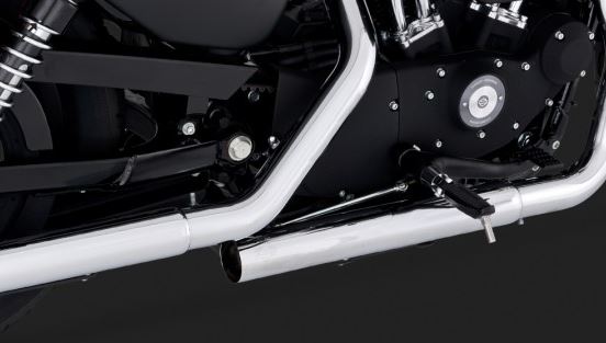 Vance & Hines Straightshots HS Slip-On Exhaust System for 2004-2013 Harley-Davidson Sportster