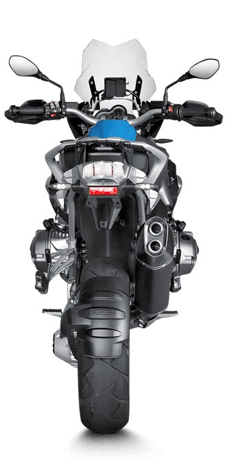 Akrapovic Slip-On Line (Titanium Black) Exhaust System for 2013-2015 BMW R1200GS [S-B12SO10-HAABL]