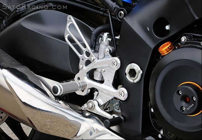 Sato Racing Adjustable Rearsets 15-25 Suzuki GSX-S1000/F/Z/GT, Kanata