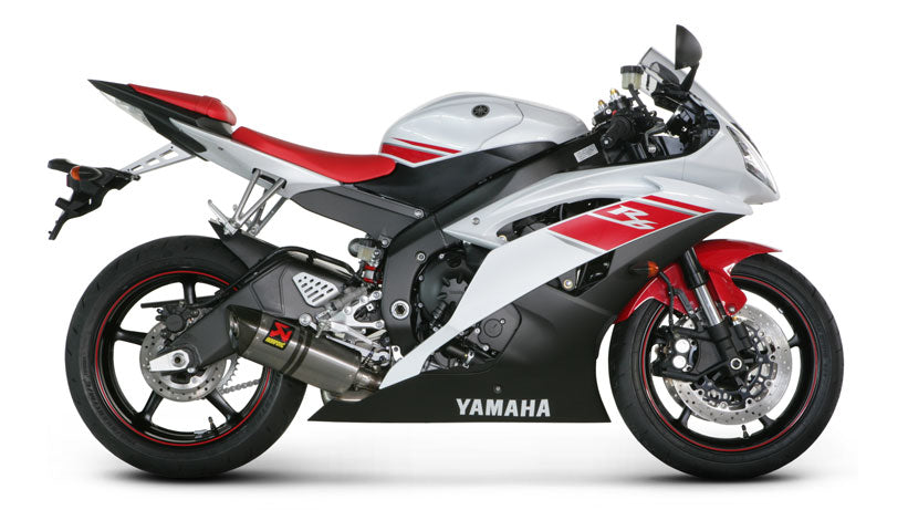 Akrapovic Slip-On Line (Titanium) EC Type Approval Exhaust System 2008-2009 Yamaha YZF R6 - Motostarz USA