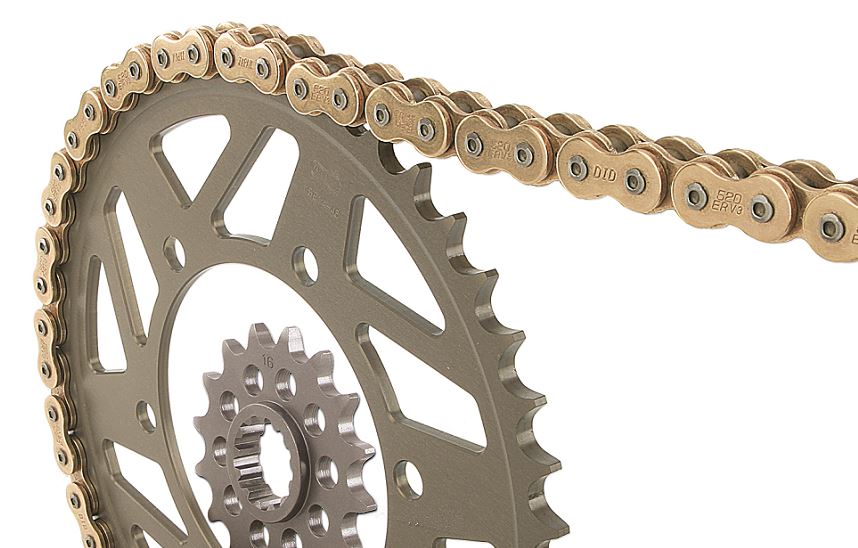 AFAM Workslite Series 520 Conversion Alloy Sprocket Kit w/D.I.D ERV3 Racing Chain for 2011-2016 Aprilia RSV4 (All Models)