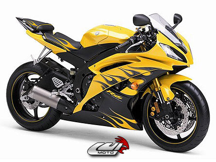 LuiMoto Flame Edition Seat Cover '08-'16 Yamaha YZF R6 - Motostarz USA