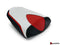 LuiMoto Tribal Blade Seat Cover for 2011-2013 Honda CBR250R - Cf Black/Pearl/Red