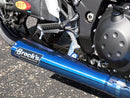 Brocks Performance TiWinder Blue 18" Muffler Race Full Titanium Exhaust System for 2006-2013 Kawasaki ZX14R