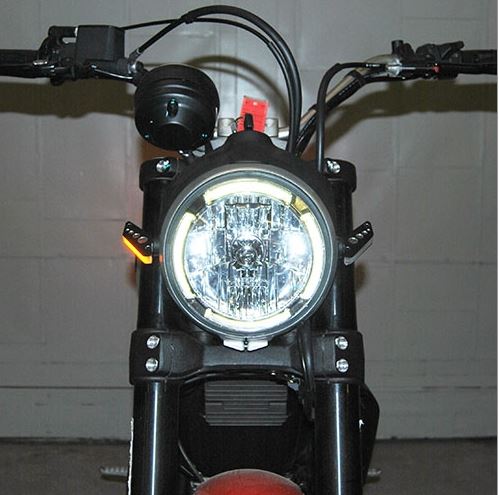 New Rage Cycles Front Turn Signals 2015+ Ducati Scrambler Icon/Classic/Urban Enduro